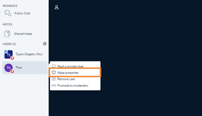 Make a Learner a Presenter